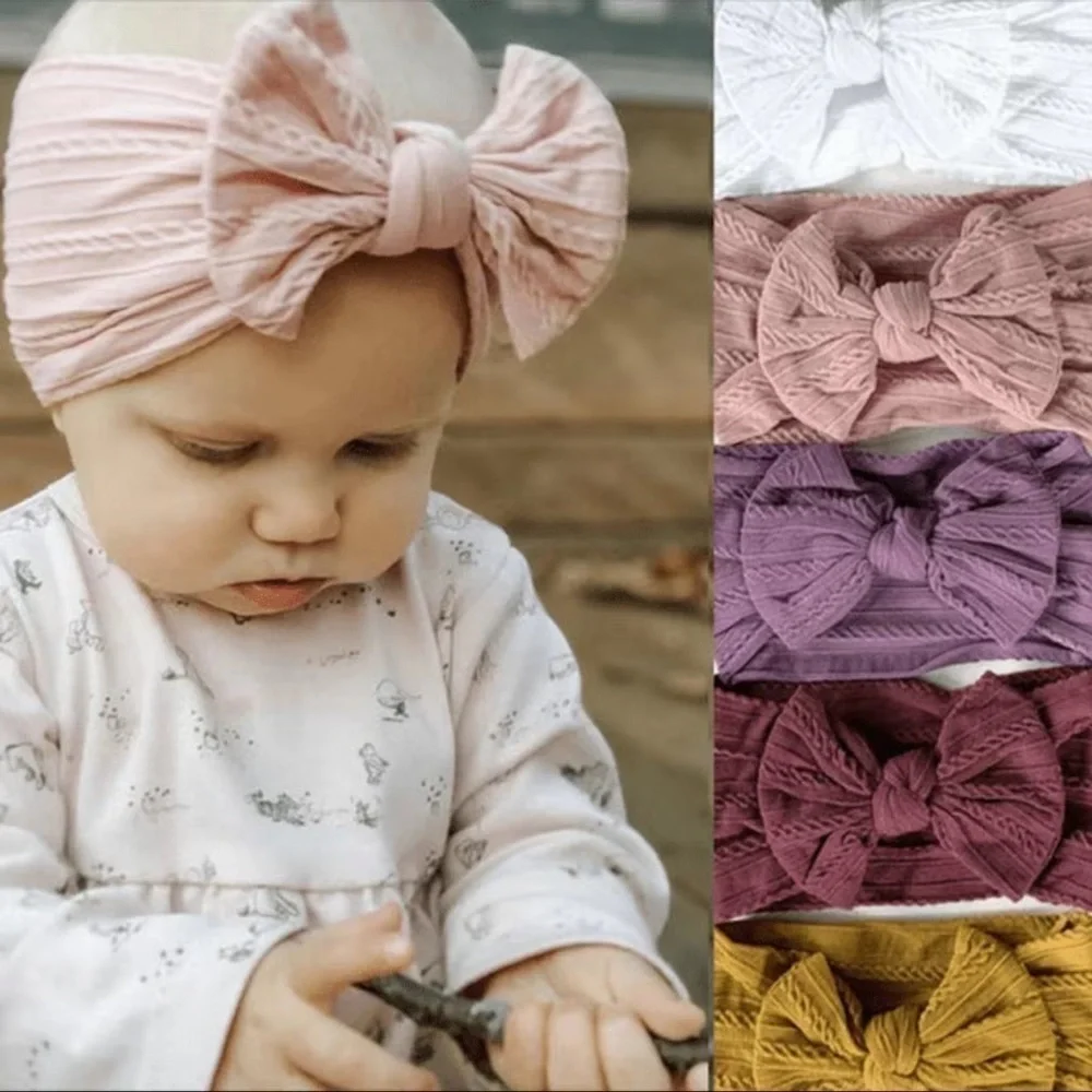NEW, Baby Head-Wrap Bow